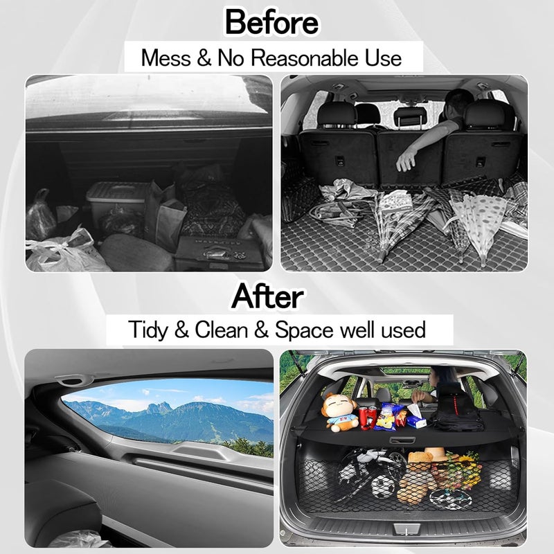 Sze Cargo Cover for Hyundai Tucson 2022-2025 Accessories Retractable Trunk Cover Black Rear Trunk Security Cover Shielding Shade Waterproof-New Upgrade - Image 3